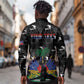 Personalized Haiti Map Camouflage Long Sleeve Button Shirt Unique Style - African Pride