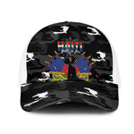 Haiti Map Camouflage Mesh Trucker Cap Unique Style - African Pride