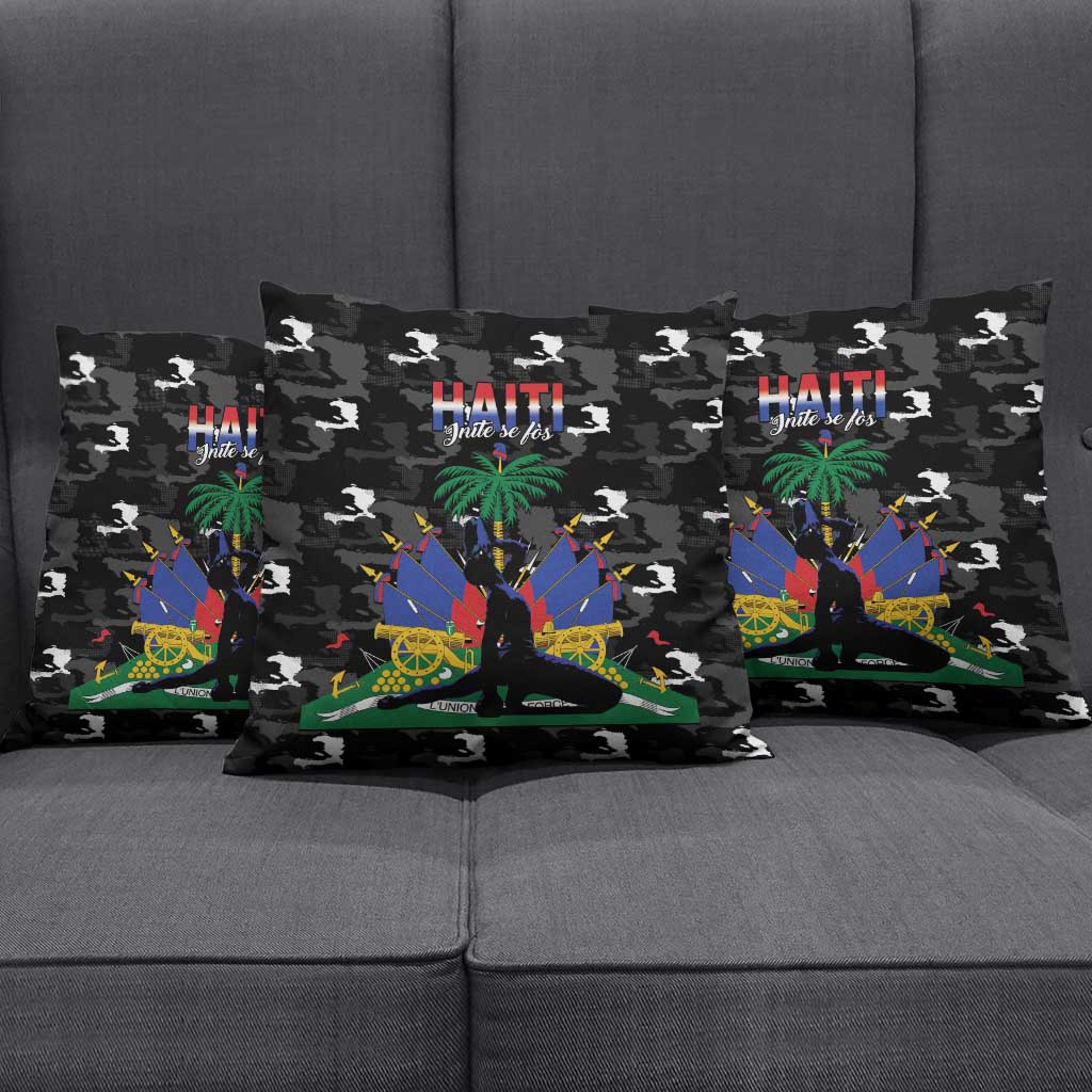Haiti Map Camouflage Pillow Cover Unique Style - African Pride