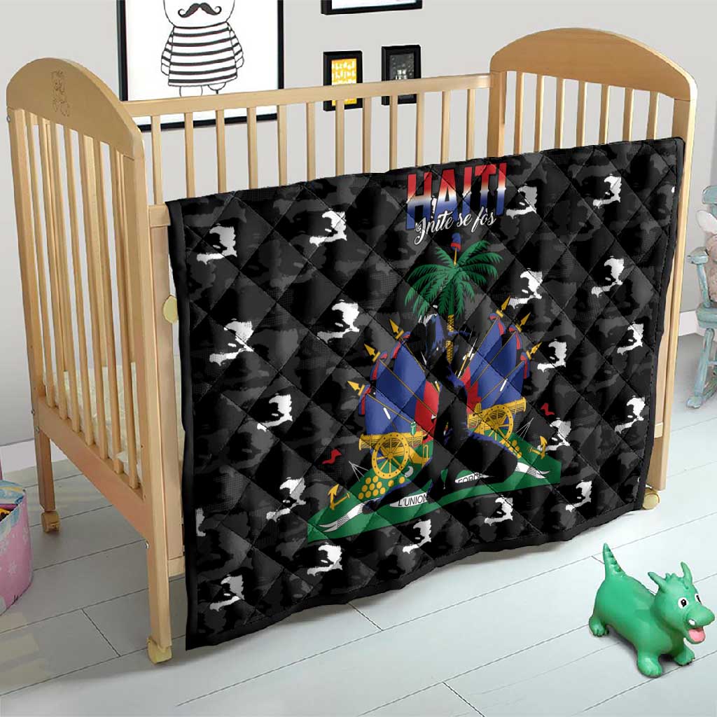 Haiti Map Camouflage Quilt Unique Style - African Pride