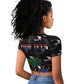 Personalized Haiti Map Camouflage Raglan Cropped T shirt Unique Style - African Pride