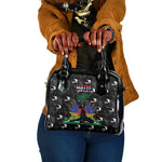 Haiti Map Camouflage Shoulder Handbag Unique Style - African Pride