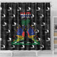 Haiti Map Camouflage Shower Curtain Unique Style - African Pride