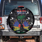 Haiti Map Camouflage Spare Tire Cover Unique Style - African Pride