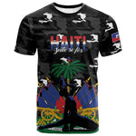 Personalized Haiti Map Camouflage T shirt Unique Style - African Pride