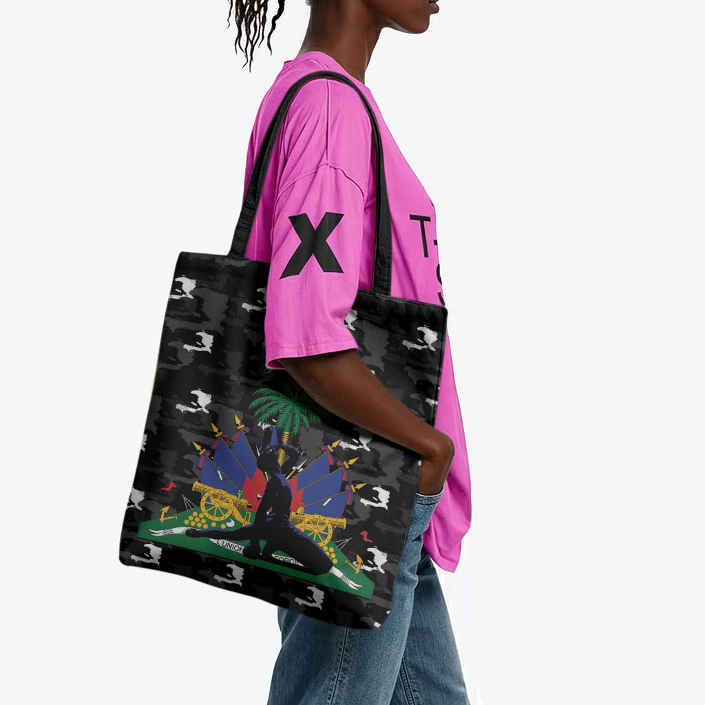Haiti Map Camouflage Tote Bag Unique Style - African Pride
