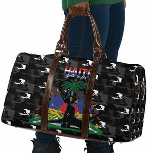 Haiti Map Camouflage Travel Bag Unique Style - African Pride