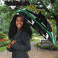 Haiti Map Camouflage Umbrella Unique Style - African Pride
