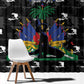 Haiti Map Camouflage Window Curtain Unique Style - African Pride