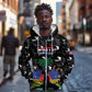 Personalized Haiti Map Camouflage Zip Hoodie Unique Style - African Pride