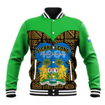 Sierra Leone Independence Day 2024 Baseball Jacket Happy 63rd Anniversary African Pattern LT01
