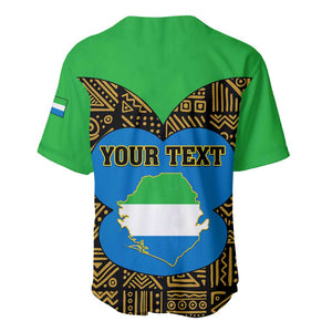 Sierra Leone Independence Day 2024 Baseball Jersey Happy 63rd Anniversary African Pattern