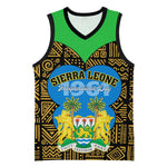 Sierra Leone Independence Day 2024 Basketball Jersey Happy 63rd Anniversary African Pattern LT01