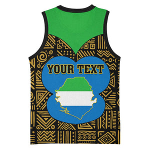 Sierra Leone Independence Day 2024 Basketball Jersey Happy 63rd Anniversary African Pattern LT01