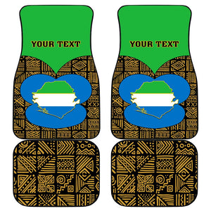 Sierra Leone Independence Day 2024 Car Mats Happy 63rd Anniversary African Pattern