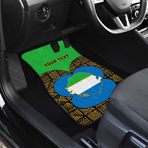 Sierra Leone Independence Day 2024 Car Mats Happy 63rd Anniversary African Pattern