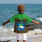 Sierra Leone Independence Day 2024 Kid Hawaiian Shirt Happy 63rd Anniversary African Pattern
