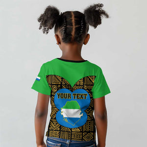 Sierra Leone Independence Day 2024 Kid T shirt Happy 63rd Anniversary African Pattern