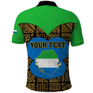 Sierra Leone Independence Day 2024 Polo Shirt Happy 63rd Anniversary African Pattern