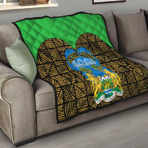 Sierra Leone Independence Day 2024 Quilt Happy 63rd Anniversary African Pattern