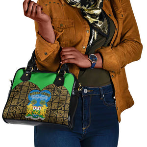 Sierra Leone Independence Day 2024 Shoulder Handbag Happy 63rd Anniversary African Pattern