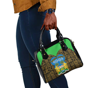 Sierra Leone Independence Day 2024 Shoulder Handbag Happy 63rd Anniversary African Pattern