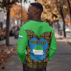 Sierra Leone Independence Day 2024 Sweatshirt Happy 63rd Anniversary African Pattern