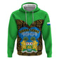 Sierra Leone Independence Day 2024 Zip Hoodie Happy 63rd Anniversary African Pattern