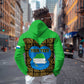 Sierra Leone Independence Day 2024 Zip Hoodie Happy 63rd Anniversary African Pattern