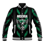 Custom Football Nigeria Baseball Jacket Soar Super Eagles