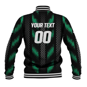 Custom Football Nigeria Baseball Jacket Soar Super Eagles
