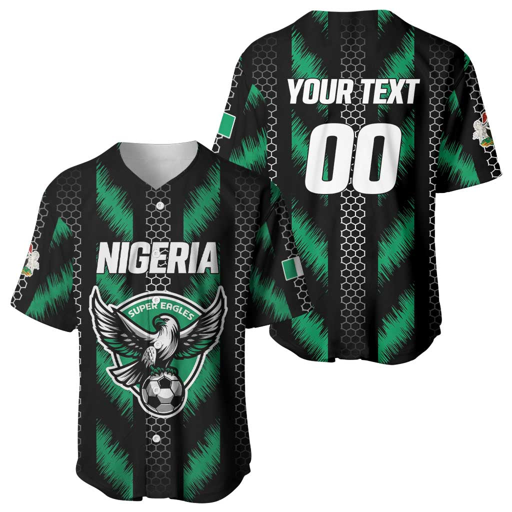 Custom Football Nigeria Baseball Jersey Soar Super Eagles