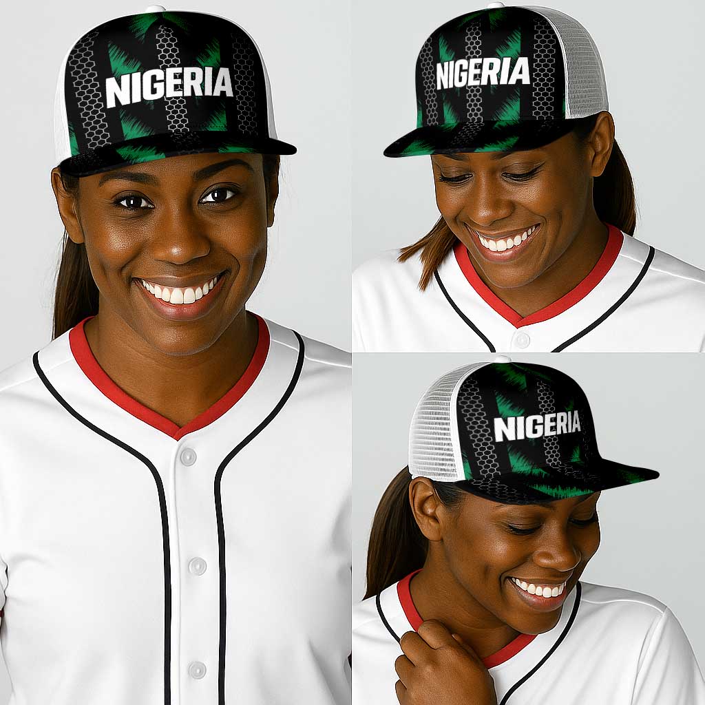 Nigeria Football Baseball Net Cap Soar Super Eagles