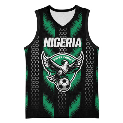 Custom Football Nigeria Basketball Jersey Soar Super Eagles