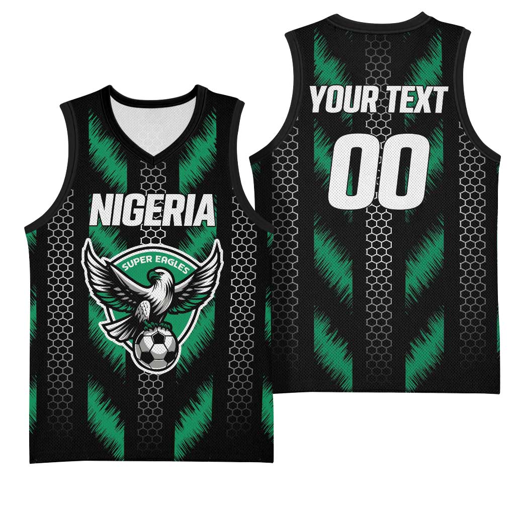 Custom Football Nigeria Basketball Jersey Soar Super Eagles