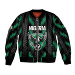 Custom Football Nigeria Bomber Jacket Soar Super Eagles