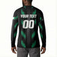 Custom Football Nigeria Button Sweatshirt Soar Super Eagles