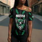 Custom Football Nigeria Cross Shoulder Shirt Soar Super Eagles