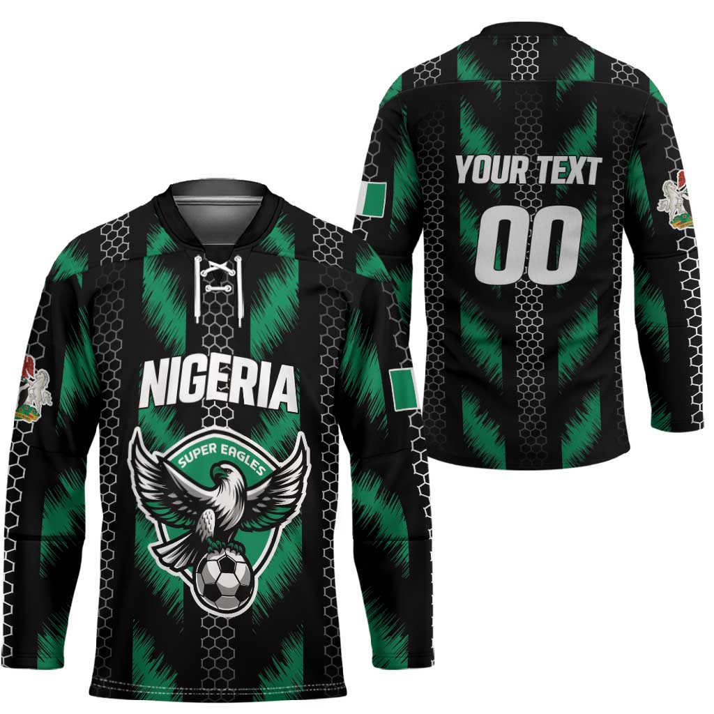 Custom Football Nigeria Hockey Jersey Soar Super Eagles