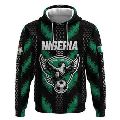Custom Football Nigeria Hoodie Soar Super Eagles