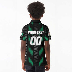 Custom Football Nigeria Kid Polo Shirt Soar Super Eagles