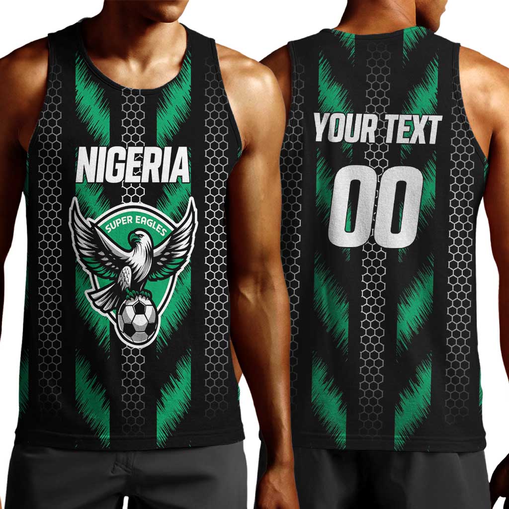 Custom Football Nigeria Men Tank Top Soar Super Eagles