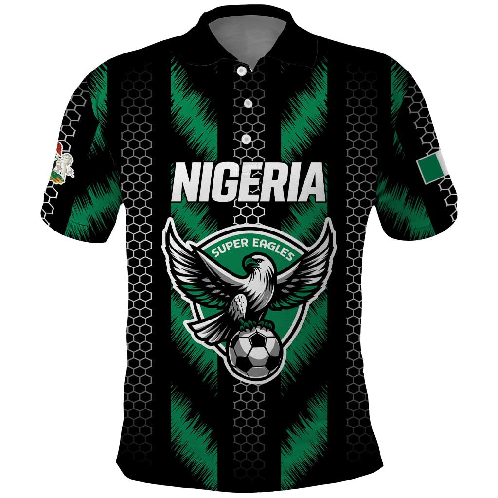 Custom Football Nigeria Polo Shirt Soar Super Eagles