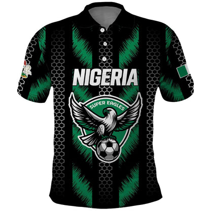 Custom Football Nigeria Polo Shirt Soar Super Eagles