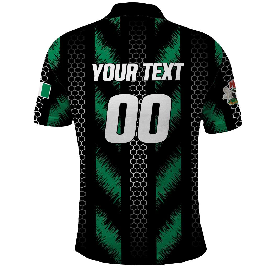 Custom Football Nigeria Polo Shirt Soar Super Eagles