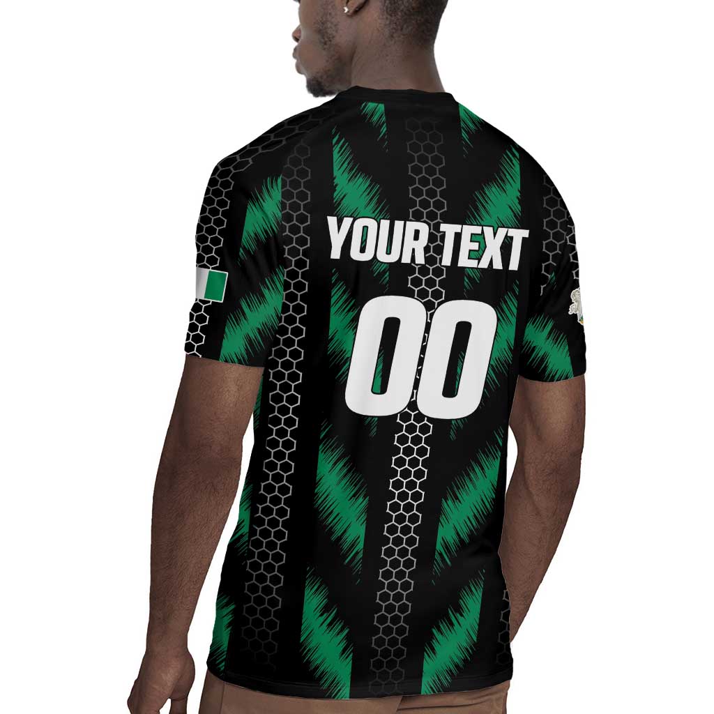 Custom Football Nigeria Rugby Jersey Soar Super Eagles