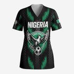 Custom Football Nigeria Scrub Top Soar Super Eagles