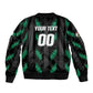 Custom Football Nigeria Sleeve Zip Bomber Jacket Soar Super Eagles