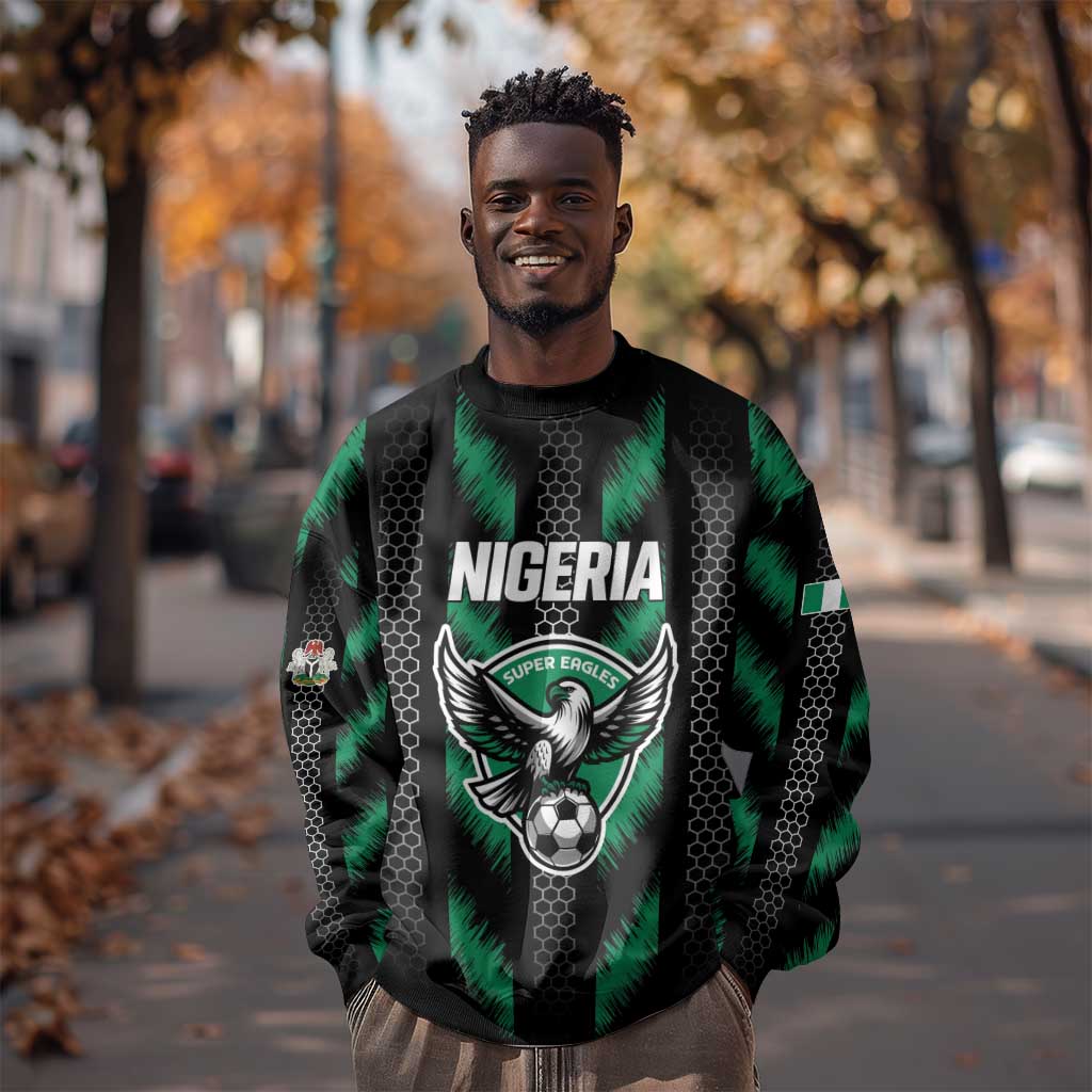 Custom Football Nigeria Sweatshirt Soar Super Eagles