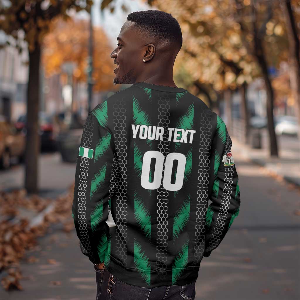 Custom Football Nigeria Sweatshirt Soar Super Eagles